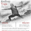 Bucktown Gallery Yoga flyer